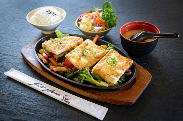 Tofu Teriyaki Dinner.