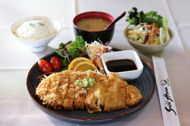 Chicken Katsu Dinner.