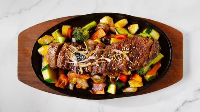 Beef Teriyaki Dinner.