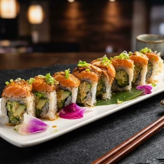 Tequila Salmon Roll
