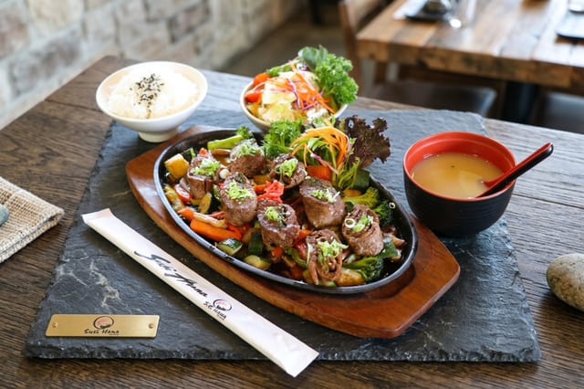 Beef Negimaki Dinner.